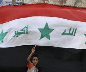 yapboz Irak Bayrağı